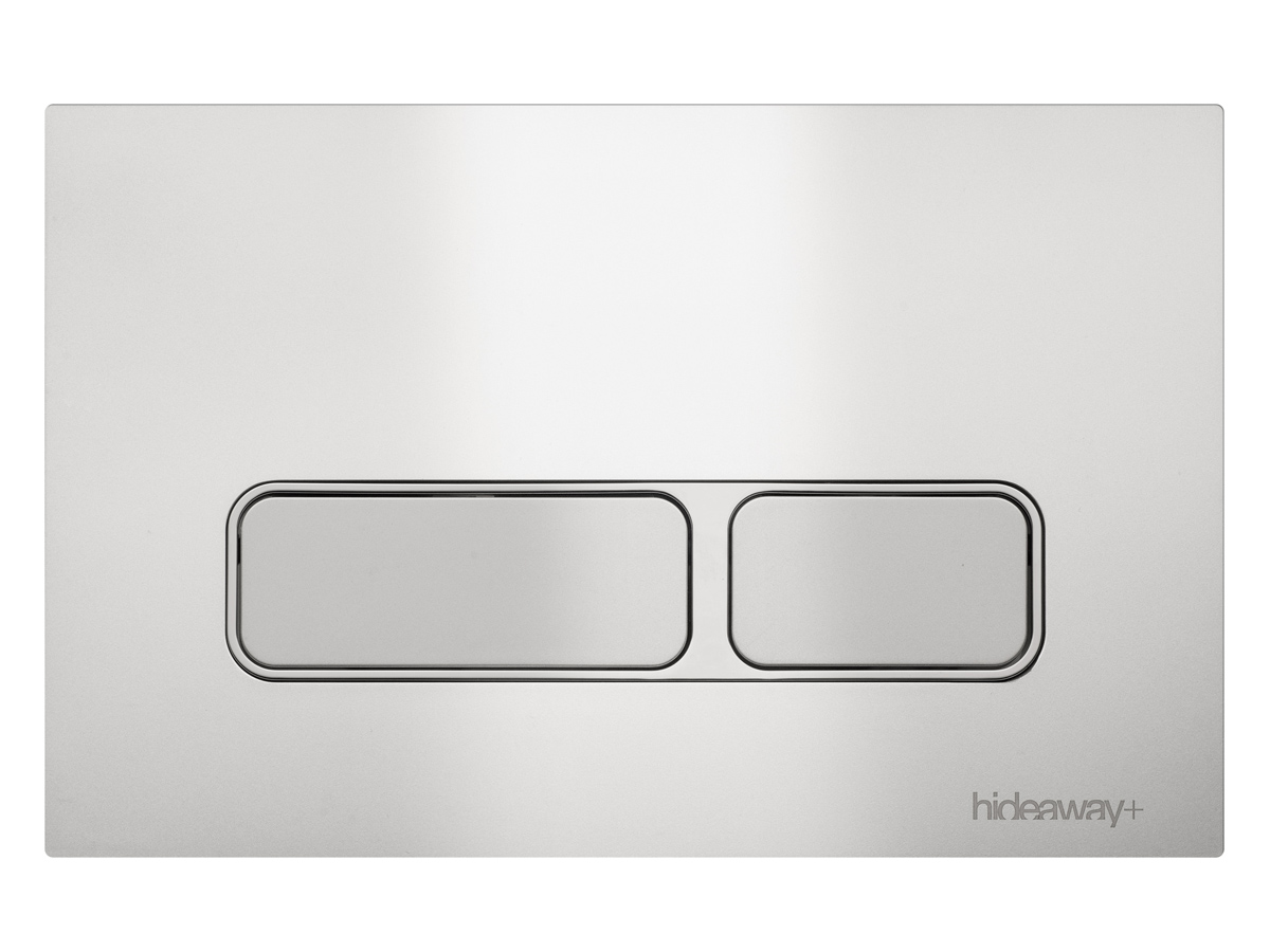 Hideaway Rectangle Push Plate toilet buttons