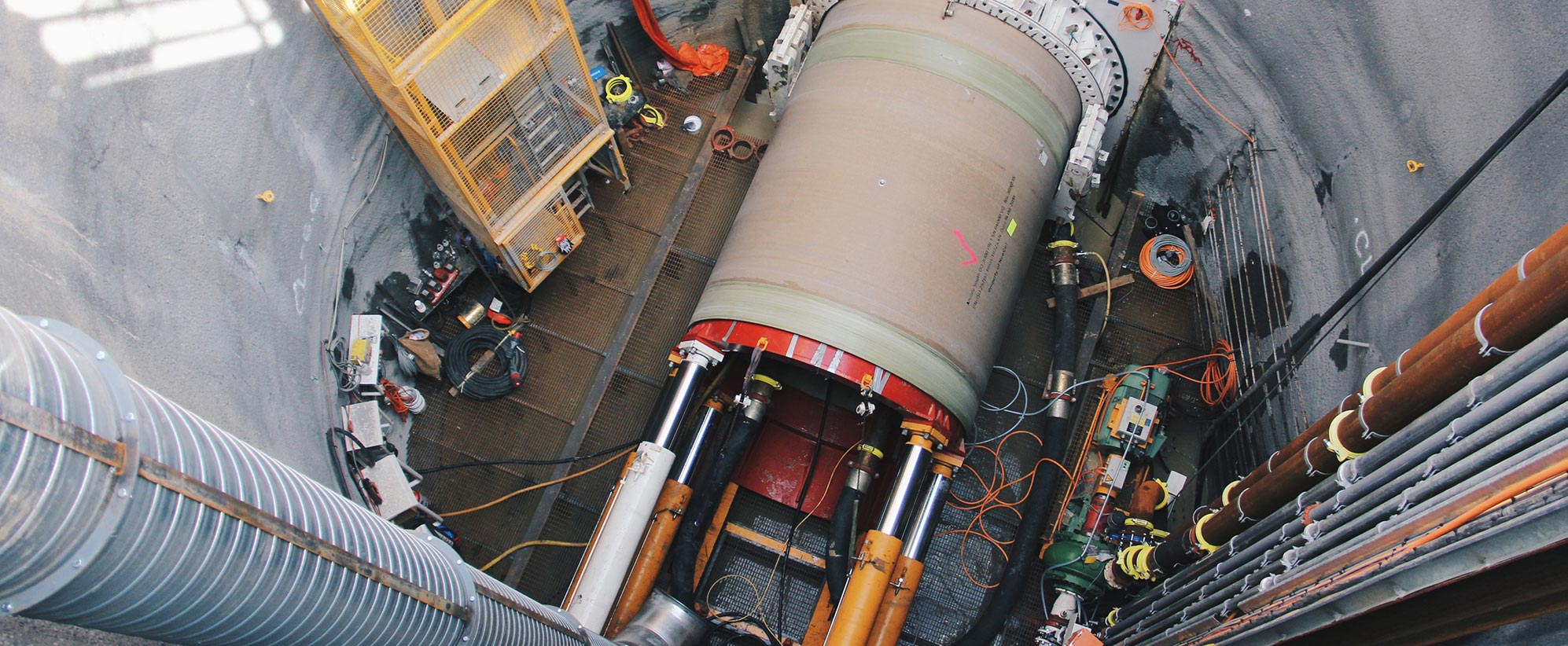 HOBAS underground pipe