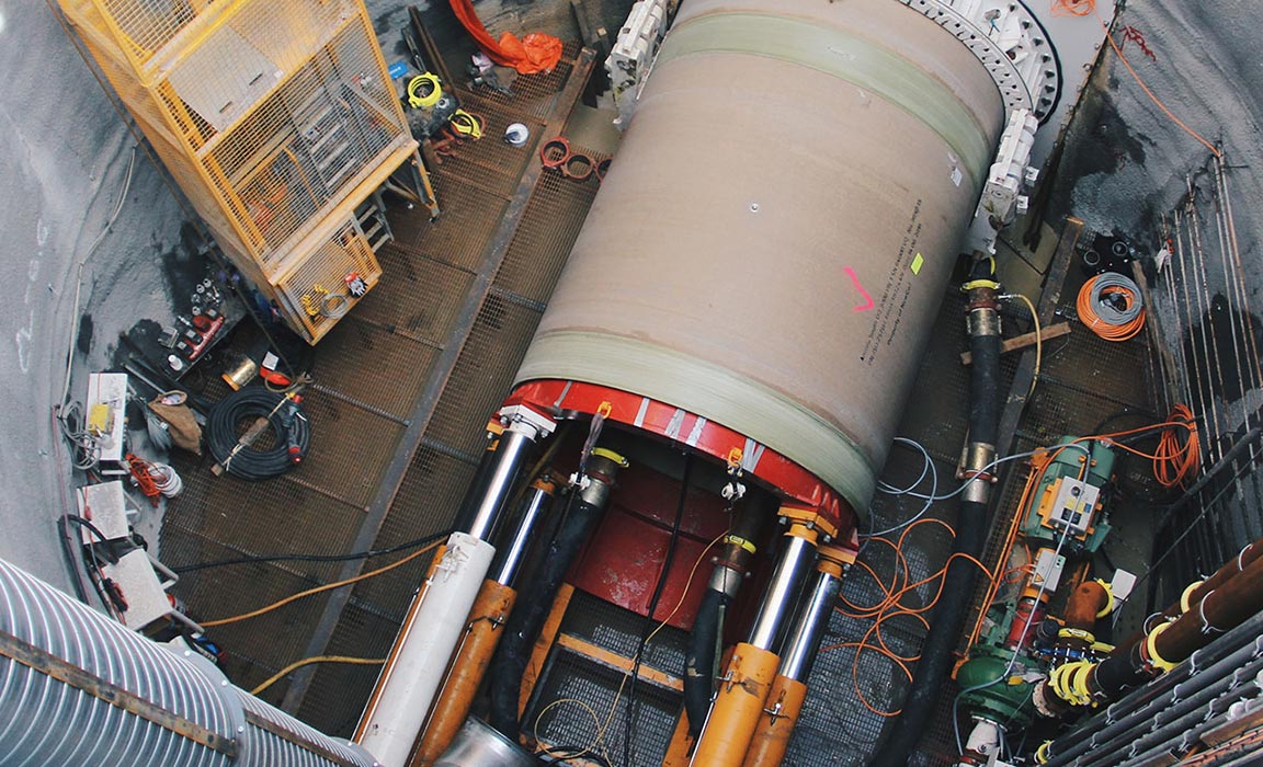 HOBAS underground pipe