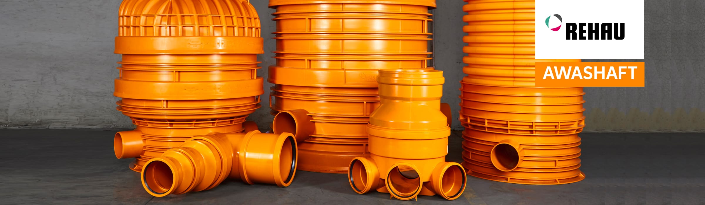 Assorted models Rehau Awashaft Maintenance Holes, Chambers and Shafts