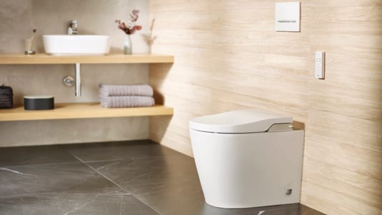 Smart flow toilet, full image