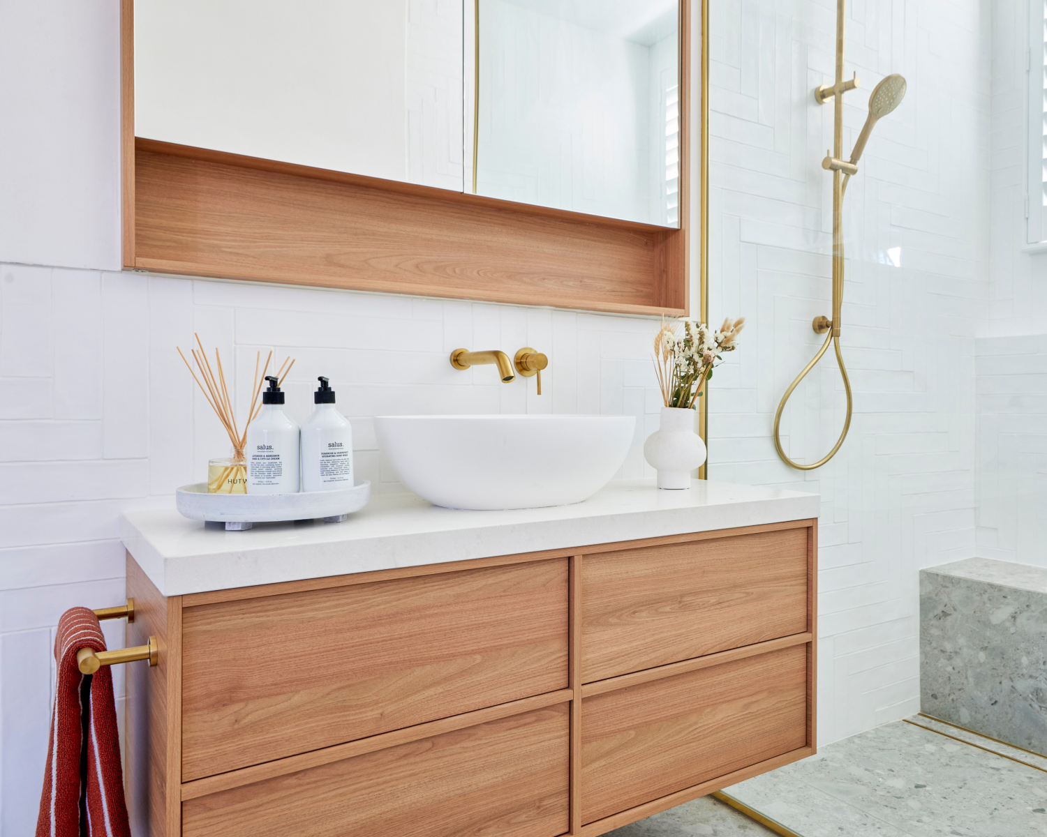 The Block's Oz and Omar's Guest Ensuite