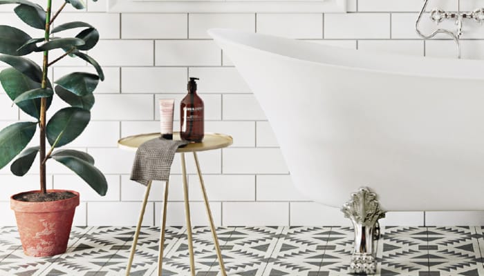 bathroom finishing touches