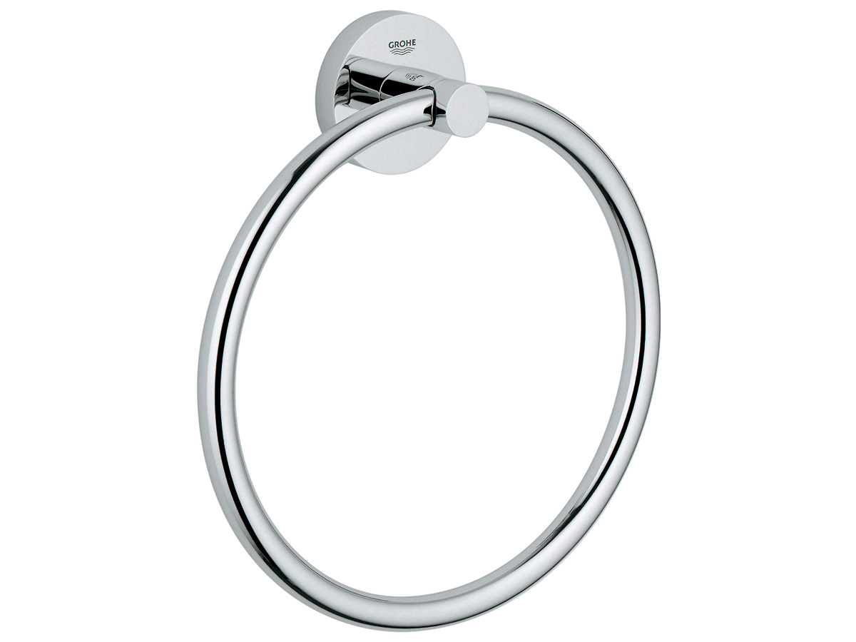 grohe essentials towel ring chrome 9506970 hero 1